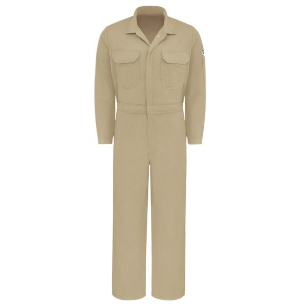 Bulwark Lightweight EXCEL FR ComforTouch Premium Coverall in Khaki
